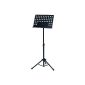 Deluxe music stand with perforated plate Notenpult