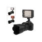 Andoer CN-160 LED Video Light (photo light, video light, video light) for Canon Nikon Sony Olympus DV Camcorder Lamp (video) DSLR 780m 5400K (Electronics)