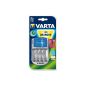 Varta LCD Charger charger for 4 AA / AAA batteries (12V adapter + USB cable) (Electronics)