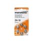 60 pieces Renata ZA 13 hearing aid battery - 310 mAh 1.4V (Electronics)
