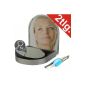 Double Lifetime Mirror Face Magnifying x 5 Rooms + Tie Tweezer x 2 Rooms (Health and Beauty)
