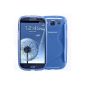 JAMMYLIZARD | Soft Silicone S-Line Case Cover for Samsung Galaxy S3 (BLUE) (Electronics)