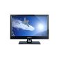 MEDION LIFE P12233 (MD 21333) 39.6cm (15.6-inch) LED-backlit TV (HD ready, combination tuner HD DVB-T / C, CI +, DVD player, HDMI, EEK: A) black ( Television)