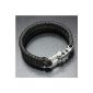 SODIAL (R) 7 Strand Weave Bracelet Military Survival loop cord - Black (Miscellaneous)