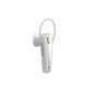 Headset Headset Bluetooth wireless handsfree earphones in ears with microphone for calls, Fully compatible with PC, iPhone, LG, Samsung, Sony, Motorola and other mobile devices and drives, integrated microphone in ear White (Kitchen)