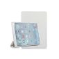 iHarbort Premium Air iPad Leather Case Case Case Sleeve Smart Cover Skin Case Cover (iPad Air - White) (Electronics)