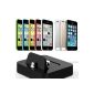Dock charger iPhone 5 / iPhone 5S / 5C iPhone - Dock (docking station) black charging and synchronizing iPhone 5S / 5C iPhone / iPhone 5 Price discovery!  With new Lightning connector cable included Compatible iOS 7.0!  (Electronic devices)