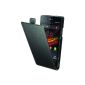 Muvit SESLI0035 clamshell case for Sony Xperia Z Black (Accessory)