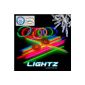 100 Starlights 20 cm x 0.5 cm in 6-color mix, glowsticks, megatrend color, Latest Generation