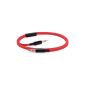 Noontec HE3116 audio cable (3.5mm plug, 1.2m) with built-in microphone for headphones red (Accessories)