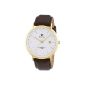 Timepiece Men's Wrist Watch Classic Analog Quartz Leather TPGS 32370-41L (clock)