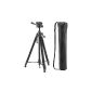 Cullmann ALPHA 3800 tripod with crank column, 3-way head and camera quick release system (Electronics)