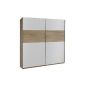 Wimex 058,771 for wardrobes Arena 200 x 179 x 59 cm, Front alpine white, carcase and dismissal Oak rough sawn replica (household goods)