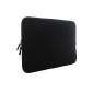 XiRRiX neoprene bag with zipper for Tablet PC / Netbook for max.  Dimensions of 295 x 215 mm - Case in black (Electronics)