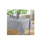 Décor Line 1710396 Printed tablecloth gray / white 140 x 240 cm (Housewares)