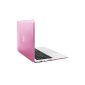 kwmobile® Elegant and lightweight 2-Part Crystal Case for Apple MacBook Air 13 '' in Pink