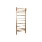 Wall bars made of wood, 10 rungs, about 195x80x14cm (equipment)
