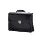 Alassio 47012 - FOGGIA briefcase, genuine leather, black (Luggage)
