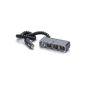 Unitec 77100 car 3-way power strip with USB 2.0, cable 2 m (Automotive)
