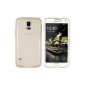 mumbi Silicone Case Samsung Galaxy S5 Silicon Case Cover Gold (Wireless Phone Accessory)