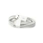 kwmobile® 30 Pin Cable for Apple iPhone / iPod USB 2.0 WHITE (Wireless Phone Accessory)