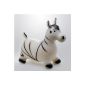 Hüpftier Zebra from 2 years Load capacity up to 25 kg in a gift box - The special Hüpftier for your child - with the special drawing of a zebra - Try, you will be thrilled!  (Toys)