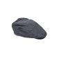 100% Cotton Flat Cap with visor velvet - Men (Clothing)