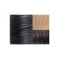 AURORIS - leather strap round Ø 1 mm - Length / selectable color - variation: 2m / black