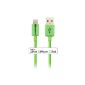 Cable Matters Apple MFi-Certified Lightning to USB Cable - 2m Green (Wireless Phone Accessory)