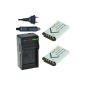 ChiliPower NP-BX1 Kit;  2x Battery (1350mAh) + Charger for Sony Cyber-shot DSC-HX50V, DSC-HX300, DSC-RX1, DSC-RX1R, DSC-RX100, RX100 DSC-II, DSC-WX300, HDR-AS10, HDR-AS15, HDR -AS30V, HDR-MV1 (Electronics)