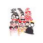 50 Pcs.  Party Photo trim mustache lips glasses hats Photo Booth Props Set wedding party gift (toy)
