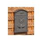 Nanook nostalgia wall letterbox / mailbox - graphite powder coated - 46.5 x 29.5 cm (Misc.)