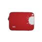 Ecat Splash laptop sleeve 25.9 cm (10.2-inch) red (Accessories)