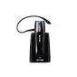 iKross Headset / Handsfree Headset Bluetooth V4.0 With Wireless Charging Dock and Microphone - Black (Wireless Phone Accessory)