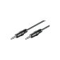Wentronic Audio / Video cable (3.5mm stereo plug to 3.5mm stereo plug) 1.5 m (accessories)