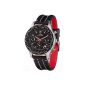 Detomaso - SL1624C-BK - Firenze - Men Watch - Analog Quartz - Chronograph - Leather Strap Black (Watch)