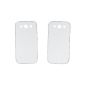 Samsung Original 2x Ultra Slim Cover (Dot + Soft Breeze) EFC 1G6SWECSTD (compatible with Galaxy S3 / S3 LTE) in clear (Wireless Phone Accessory)