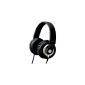 Sony MDR-XB500 headphones strap (Extra Bass, King Earpolster 1500 mW, 104 dB / mW, stereo mini-jack) Black / Silver (Electronics)