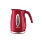 Severin WK 3378 Kettle / 1000 watts / contents 1 liter / red and silver (household goods)