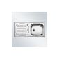 Blanco Flex fitted stainless steel sink kitchen sink sink sink sink pad (tool)