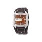 Fossil Men's Wrist Watch Analog leather brown trend JR9990 (clock)