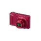 Nikon Coolpix S9100 Digital Camera (12MP, 18x opt. Zoom, 7.5 cm (3 inch) screen, full HD video, image stabilized) ruby ​​(Electronics)