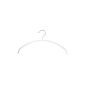 Caraselle - 5 white non-slip hangers for sweaters, jackets, shirts and blouses, with rotating hook, 40 cm