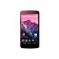 LG Nexus 5 smartphone unlocked 4G (Screen: 5 inches - 16 GB - Android 4.4 KitKat) Red (Electronics)