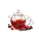 Glass teapot / coffee pot Teacup removable glass infuser for Pot 700ml-cup - 390 ml (Housewares)
