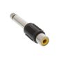 Audio Adapter - 6.3 mm jack plug to RCA jack - Mono (2 pieces) (Electronics)