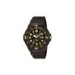 Casio - MRW-200H-9BVEF - Standard - Male Watch - Quartz Analog - Yellow Dial - Bracelet Resin Black (Watch)