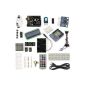 Compatible Uno R3 Starter Kit With 19 Basic Arduino tutorial project for Beginners (1602 LCD & Prototype Shield & MPU6050 containing) (Toy)