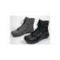 Women's Ankle Boots Shoes Black Graun shoe fashion shoes lined boots (Textiles)
