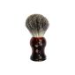 Fantasia shaving brush pure badger, Havana plastic handle, height: 9.5 cm (Personal Care)